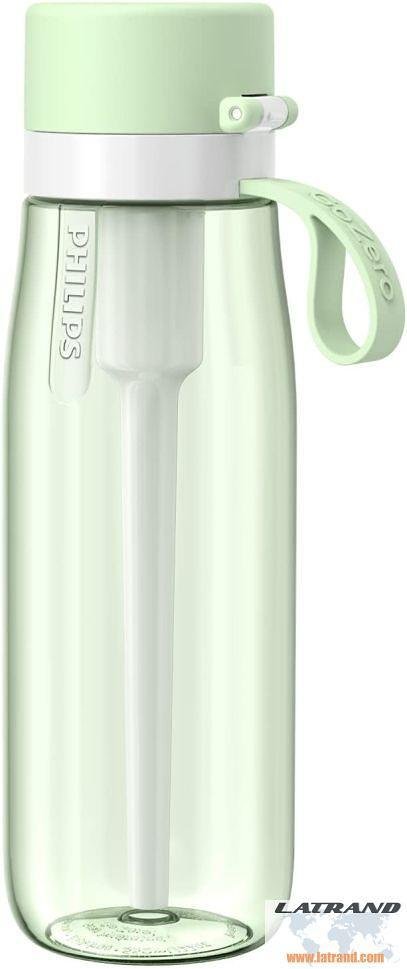 Бутилка за вода Philips GoZero - Daily, зелена - AWP2731GNR/58