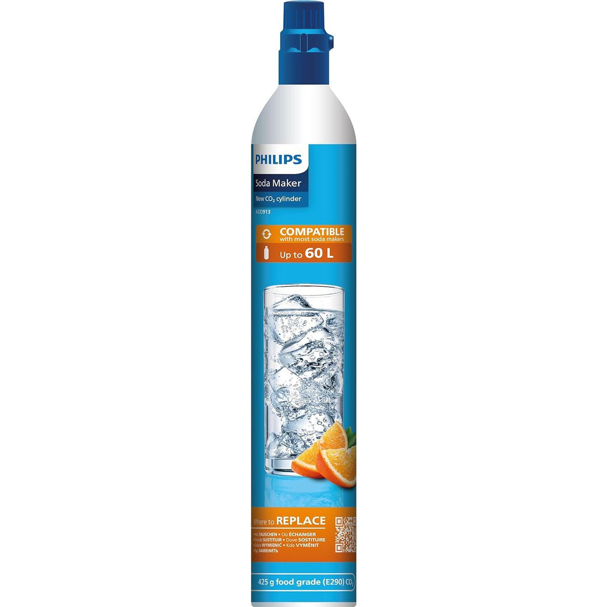 ЦИЛИНДЪР CO2 ЗА МАШИНА ЗА СОДА PHILIPS - ADD913/10