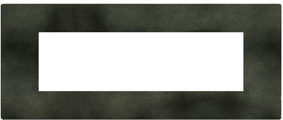 Рамка 7 мод. цвят Зелен меланж (Dark Green) Light Now Bticino, BTICINO, YA4807DG