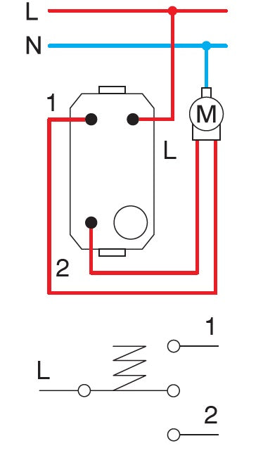 Бутон за щори 16A цвят Антрацит Edge TEM, SP41PA