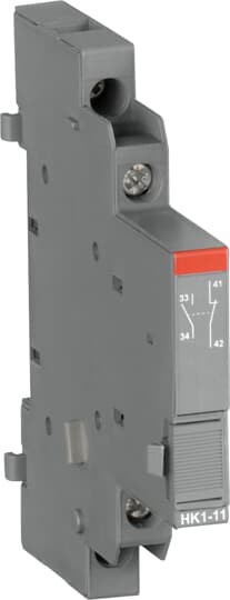 Помощен контакт 2NO, HK1-20, за моторна защита, за страничен монтаж ABB, 1SAM201902R1002