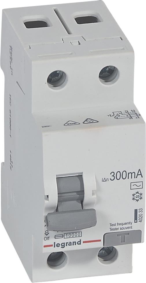 ДТЗ 2P 40A 300mА серия RX3 ID тип AC Legrand, LEGRAND НИСКО НАПРЕЖЕНИЕ, 402033