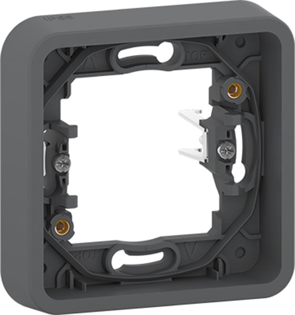 Рамка единична със скоби IP55 цвят Антрацит Mureva SE, SCHNEIDER ELECTRIC, MUR34108