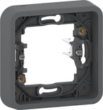 Рамка единична със скоби IP55 цвят Антрацит Mureva SE, SCHNEIDER ELECTRIC, MUR34108