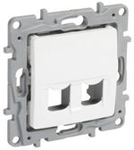 Розетка за 2xRJ45 Keystone цвят Бял Niloe Legrand, LEGRAND, 664765