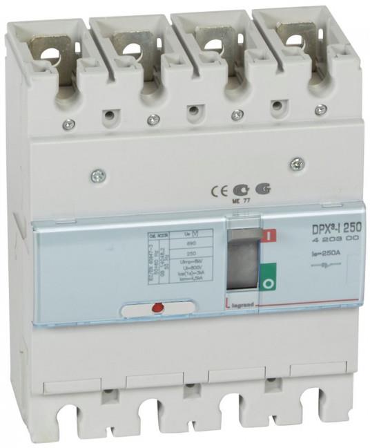 Товаров прекъсвач DPX3-I 250 4P 250A Legrand, LEGRAND НИСКО НАПРЕЖЕНИЕ, 420300