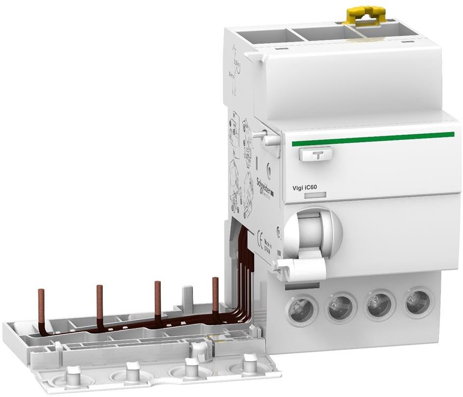ДТЗ модул Acti 9 Vigi iC60 4P 25A 30mA тип A 6kA 3.5 мод. SE, SCHNEIDER ELECTRIC НИСКО НАПРЕЖЕНИЕ, A9V51425