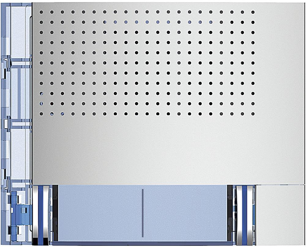 Лицев панел аудио с 1x 2 бутона Sfera Basic Allmetal Bticino, BTICINO, 351041