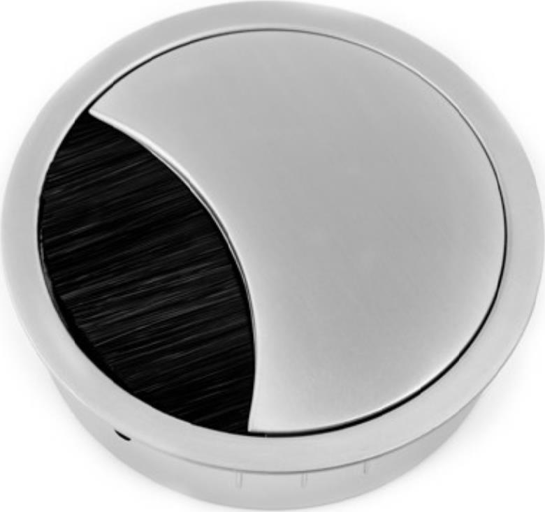 Мебелен громет LOOP ROUND Ф80мм, цвят Алуминий, Bachmann, BACHMANN, B930.300