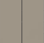 Лицев панел за 2 бутона вертикално 30x60 Linea71 Fenix Beaver Ottawa EKINEX, EK-T2R-FCO