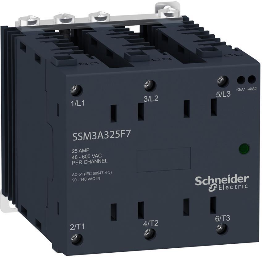 Реле твърдотелно SSM 4...32 VDC, 25A, изход 48…600 VDC, DIN монтаж SE, SCHNEIDER ELECTRIC НИСКО НАПРЕЖЕНИЕ, SSM3A325BD
