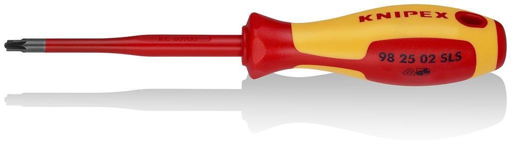 Отвертка PZ/S 2, VDE 1000V жълто-червена ръкохватка 212мм, Knipex - K982502SLS