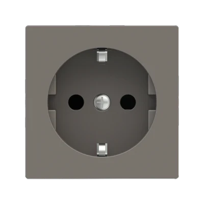 Лицев панел за контакт шуко 55x55 Fenix Grey London EKINEX, EK-PSC-DE-FGL