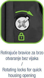 Контакт шуко + девиаторен ключ за открит монтаж IP55 цвят Антрацит Bura Commel, COMMEL, C043-113