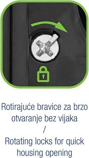 Контакт шуко + девиаторен ключ за открит монтаж IP55 цвят Антрацит Bura Commel, COMMEL, C043-113