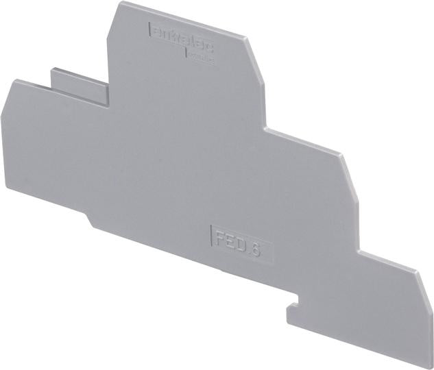 Kрайна капачка за редова клема N/L/PE FED6 серия SNA ABB, 1SNA116964R1200