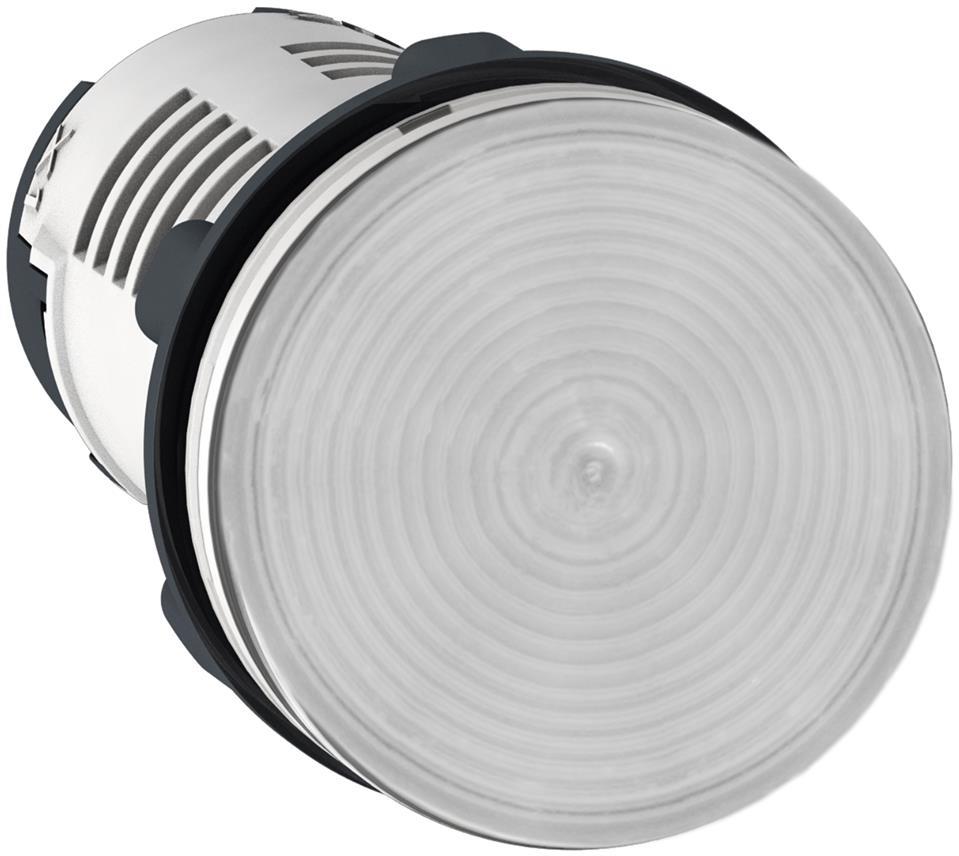 Сигнална лампа LED монолитна бяла 24Vac/dc Ø22mm XB7 SE, SCHNEIDER ELECTRIC НИСКО НАПРЕЖЕНИЕ, XB7EV07BP