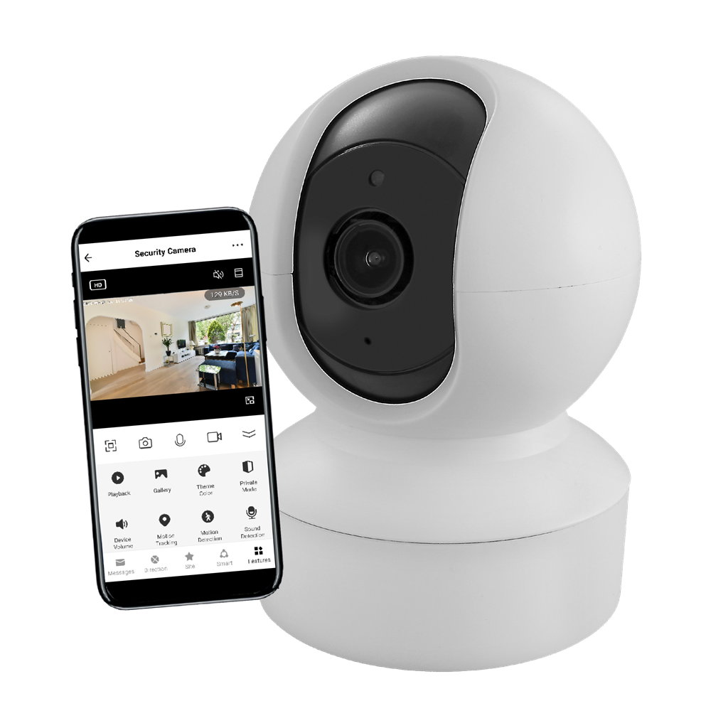 IP Камера 2MP куполна PT 4mm IR-5m двупосочно аудио IP40 Wi-Fi Commel IoT, COMMEL, C270-101