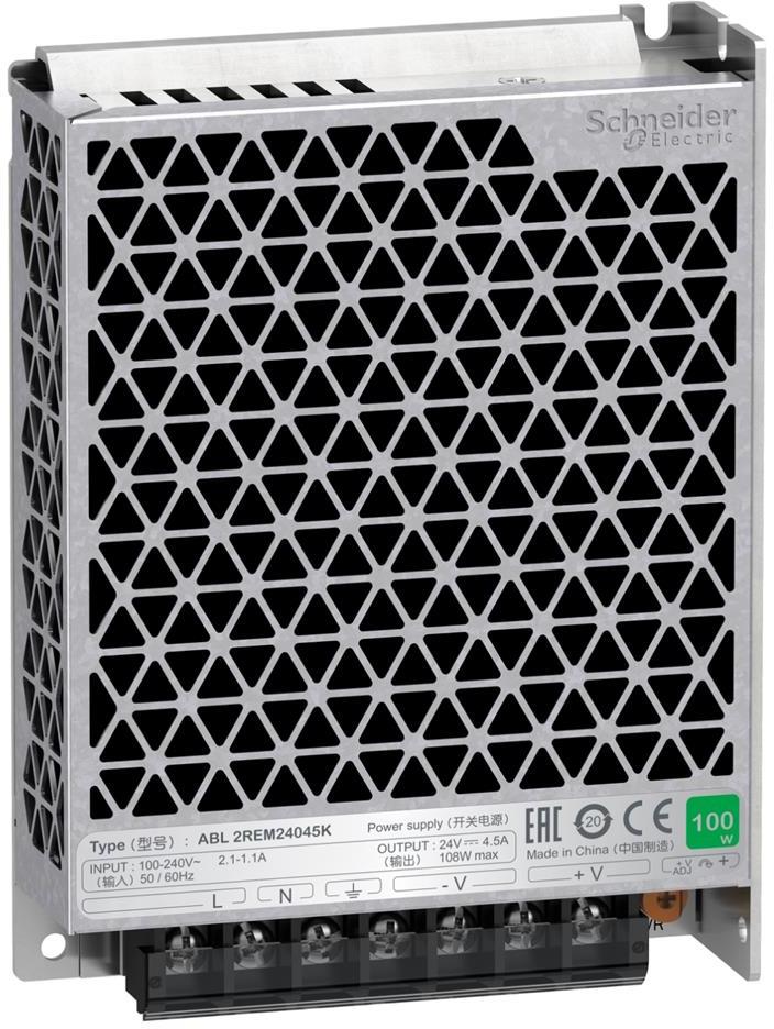Захранващ блок Modicon 1P In:100...240Vac Out:24Vdc 4.5A SE, SCHNEIDER ELECTRIC НИСКО НАПРЕЖЕНИЕ, ABL2REM24045K