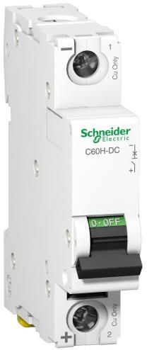 Автоматичен прекъсвач Acti 9 C60H-DC 1P 63A 250V= SE, SCHNEIDER ELECTRIC НИСКО НАПРЕЖЕНИЕ, A9N61519