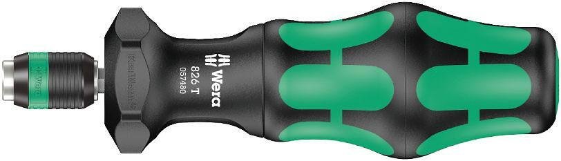Ръкохватка за битове ¼", 826 Turbo Kraftform Kompakt Wera - W057480