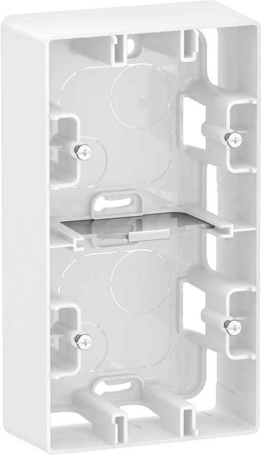 Конзола двойна за открит монтаж цвят Бял Niloe New Legrand, LEGRAND, NP162WH
