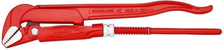 Тръбен ключ 45° 1", червено-фосфатиран, ръкохватка 320мм, Knipex - K8320010