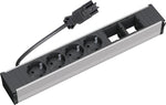 Модул за CONI 6M с 4х Шуко и 2х празни модула, цвят Черен, Bachmann, BACHMANN, B912.007
