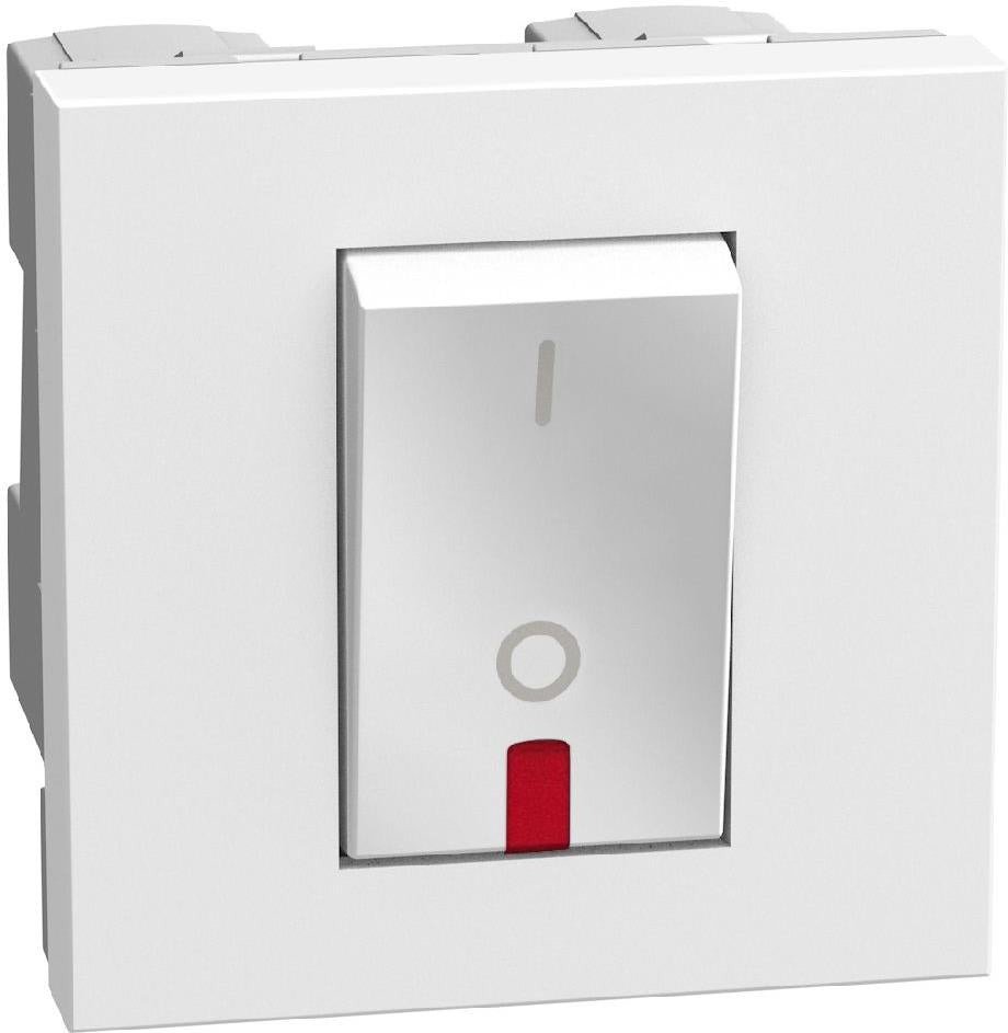 Двуполюсен ключ 32А 2 мод. цвят Бял Light Now Bticino, BTICINO, YW4011