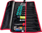 Калъф с пластмасова закопчалка BASIC Roll-Up Case 15 Ш67x33x0,5см синтетичен текстил 15 джоба PARAT, 5990828991