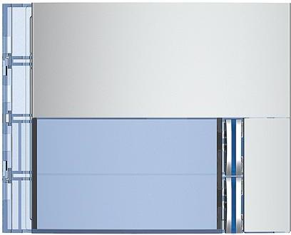 Лицев панел 2 бутона Sfera New Allmetal Bticino, BTICINO, 352021