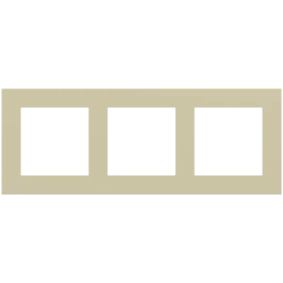 Рамка 3х 55x55 Deep FF/Linea71/20Venti Fenix Beige Luxor EKINEX, EK-D3P-FBL