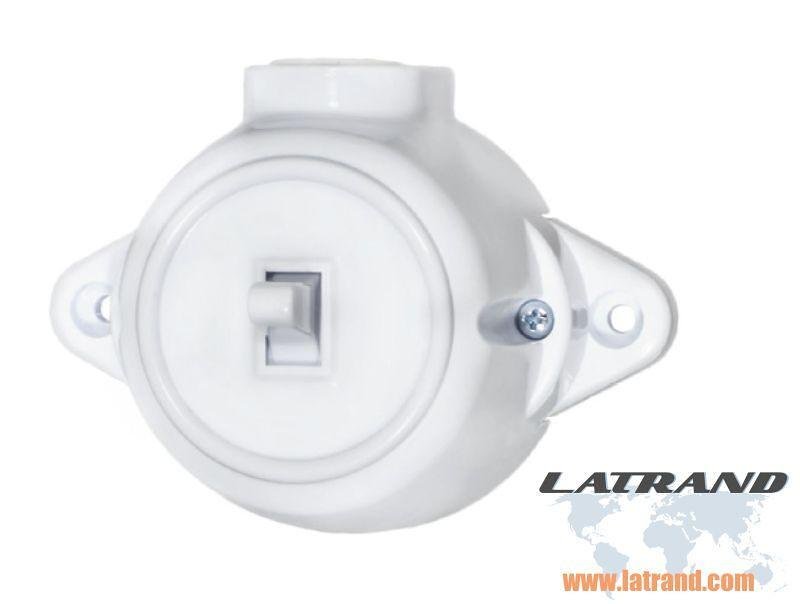ATRA - Девиаторен ключ 10A открит монтаж IP21 бял - 5126, АТРА