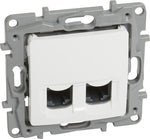 Розетка 2xRJ45 cat.6 STP цвят Бял Niloe Legrand, LEGRAND, 764576