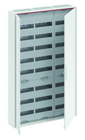 Табло за открит монтаж ComfortLine 8х36мод. CA38V с две плътни метални врати IP44 и Н и РЕ клеми ABB, 2CPX052194R9999