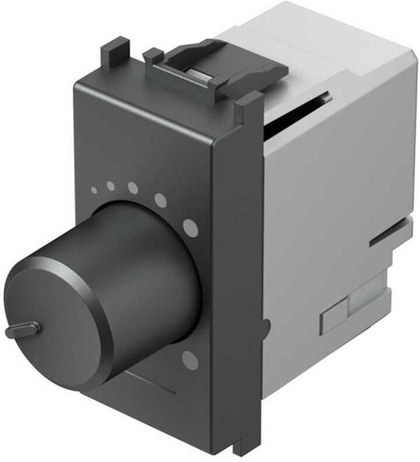 Димер ротативен R=0-180W LED=0-180VA 1 мод. цвят Антрацит Modul TEM, EM14AT