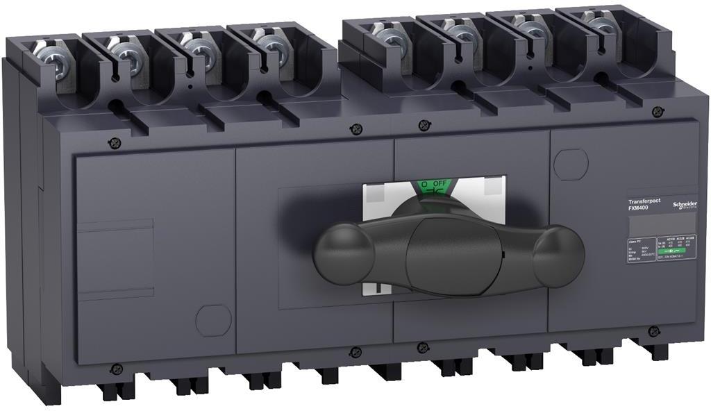 Товаров превключвател INS400 400A 4P I-0-II с ръкохватка SE, SCHNEIDER ELECTRIC НИСКО НАПРЕЖЕНИЕ, 31151