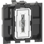 K4001M2A - Еднополюсен ключ 1P 10 AX - 250V, автоматични клеми 2М Bticino Living now