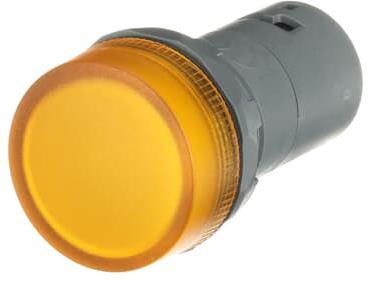 Сигнална лампа LED CL2-502Y сглобена жълта 24Vac/dc Ø22mm Compact ABB, 1SFA619403R5023