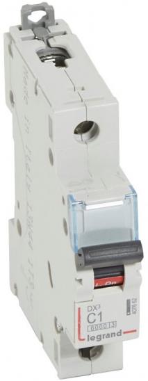 Автоматичен прекъсвач DX3 1P 1A крива С 6kA Legrand, LEGRAND НИСКО НАПРЕЖЕНИЕ, 407662