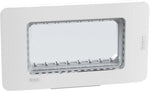 Лицева рамка + носеща IP55 4 мод. цвят Бял Light Now Bticino, BTICINO, 28604YW