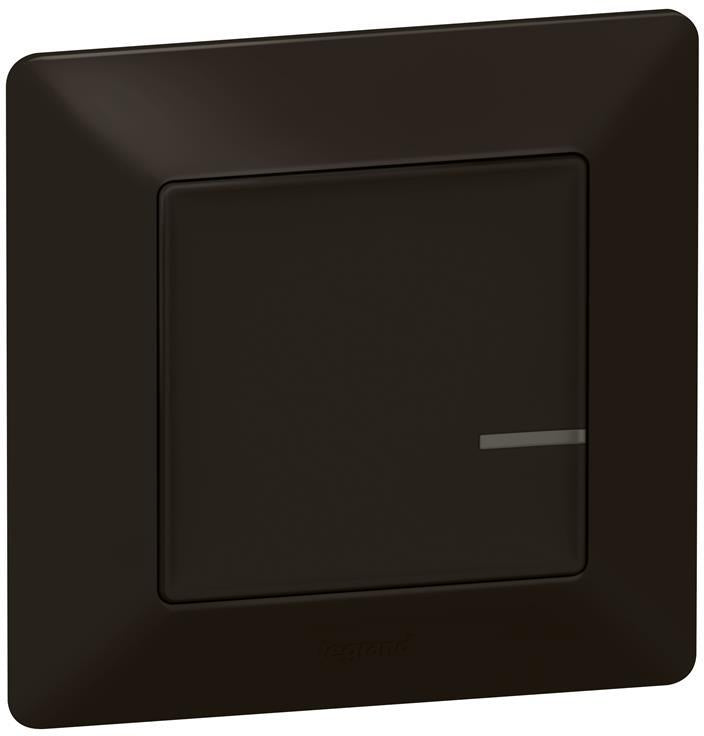 Ключ БЕЗжичен Smart Valena Life Черен с рамка Legrand с Netatmo, NETATMO с LEGRAND & BTICINO, 756385