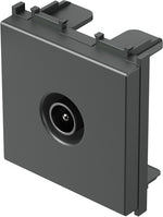 Розетка TV индивидуална 0db 2 мод. цвят Антрацит Modul TEM, KM20AT