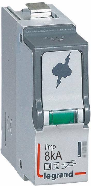 Сменяем модул за катоден отводител тип 1+2 SPD 8kA 320V Legrand, LEGRAND НИСКО НАПРЕЖЕНИЕ, 412302