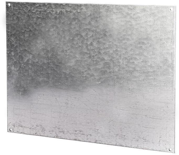 Scame 653.017 Монтажна плоча 410x315x150mm GREY ZINC-COATED STEEL