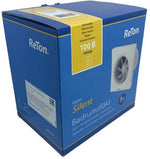 Вентилатор Silent HT ф100мм, цвят Бял, 83м3/ч, 5.2W, 25dB, сензор за влага и клапа ReTon