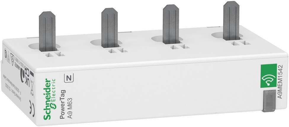 Мерител PowerTag Energy M63 3P+N, монтаж отдолу, SE, SCHNEIDER ELECTRIC НИСКО НАПРЕЖЕНИЕ, A9MEM1542