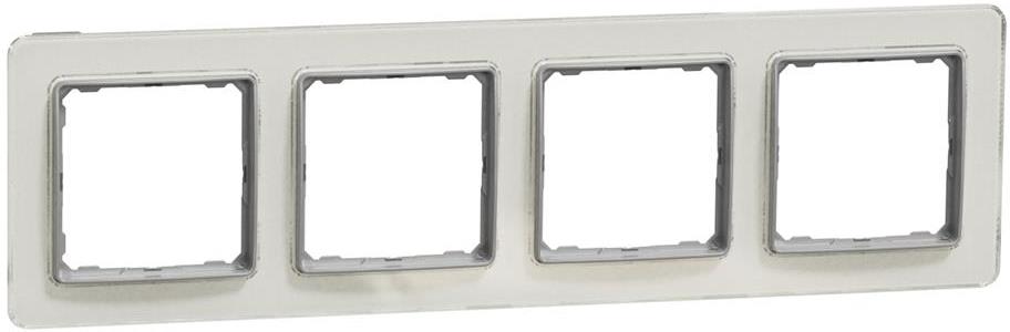 Рамка 4х цвят Бяло стъкло Sedna SE, SCHNEIDER ELECTRIC, SDD360804