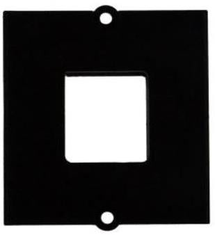 Модул CM за 1х Keystone, метален, цвят Черен, Bachmann, BACHMANN, B917.062