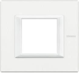 Рамка 2 мод. правоъгълна White monochrom Axolute Bticino, BTICINO, HA4802HD